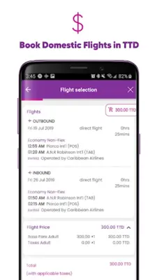 Caribbean Airlines android App screenshot 3